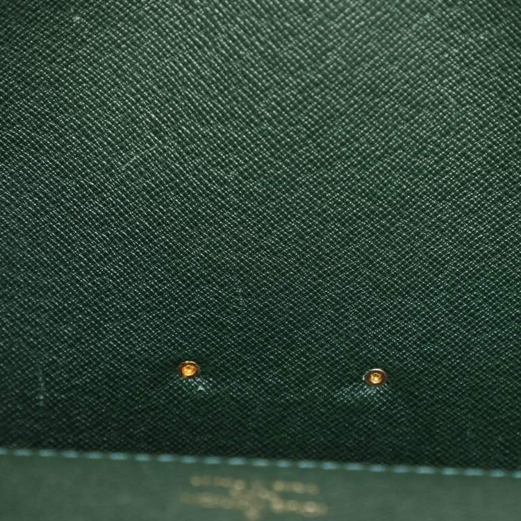 Pre Owned Louis Vuitton Episea Taiga Leather Serviette Kourad Briefcase