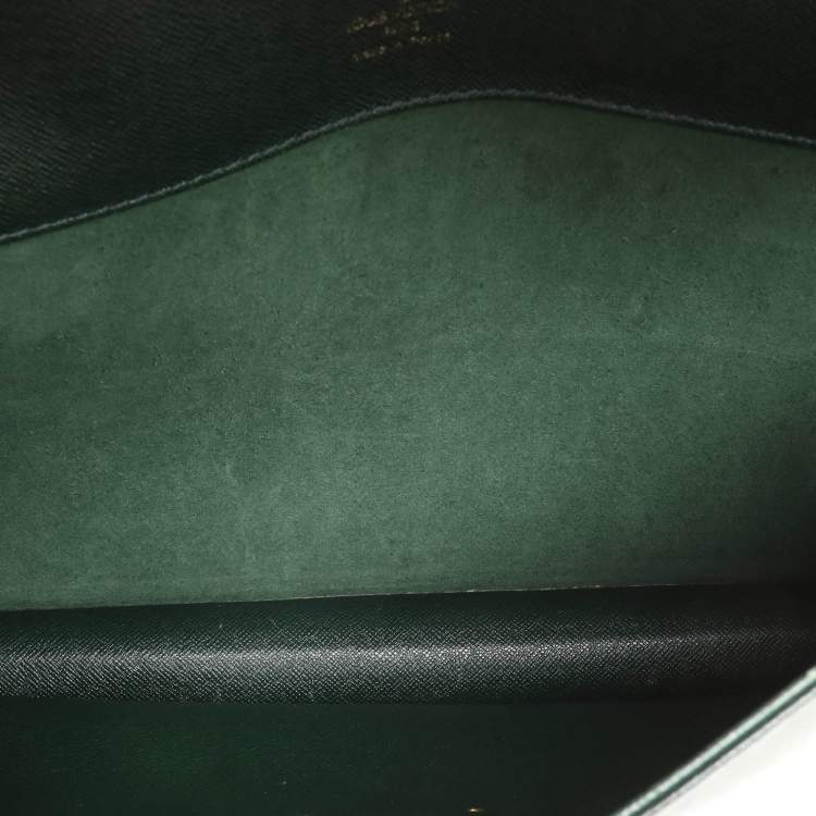 Pre Owned Louis Vuitton Episea Taiga Leather Serviette Kourad Briefcase