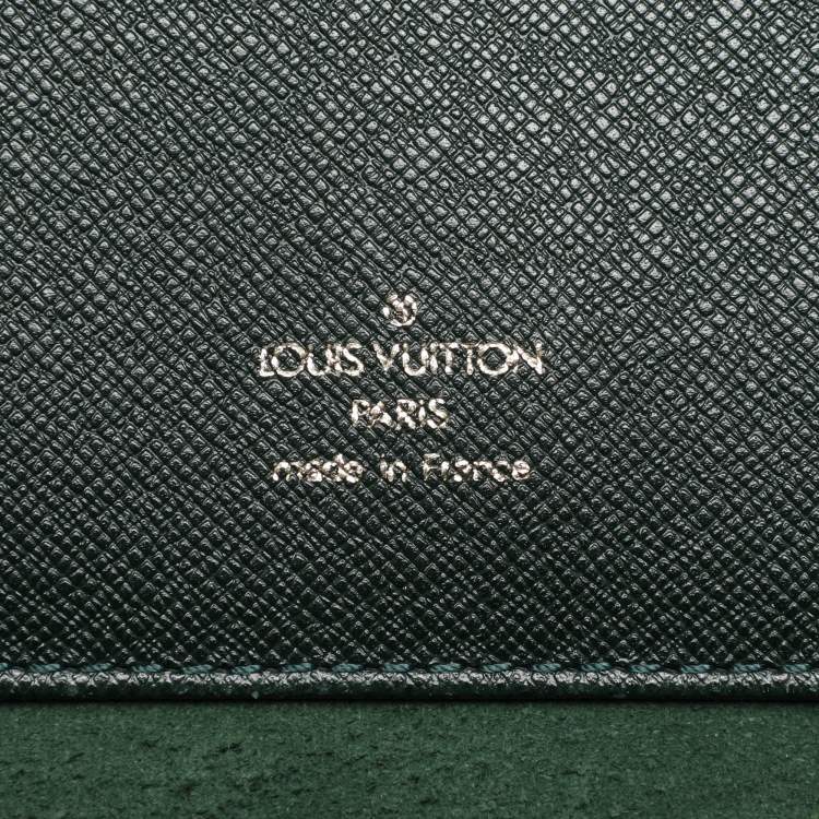 Pre Owned Louis Vuitton Episea Taiga Leather Serviette Kourad Briefcase