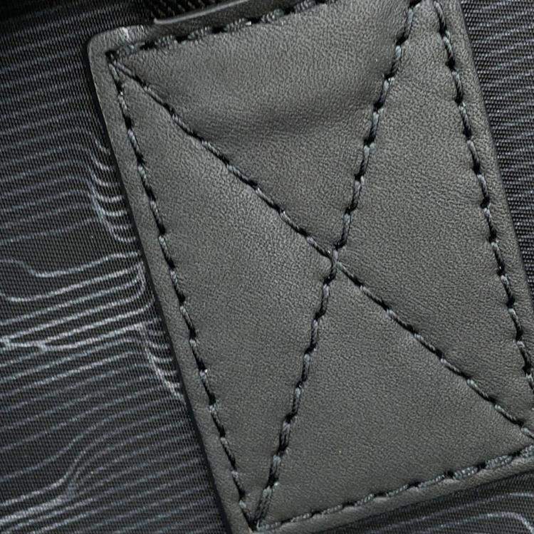 Pre Owned Louis Vuitton  Noir/Green 3D Monogram Reversible Nylon Keepall Bandouliere 50 Shoulder Bag