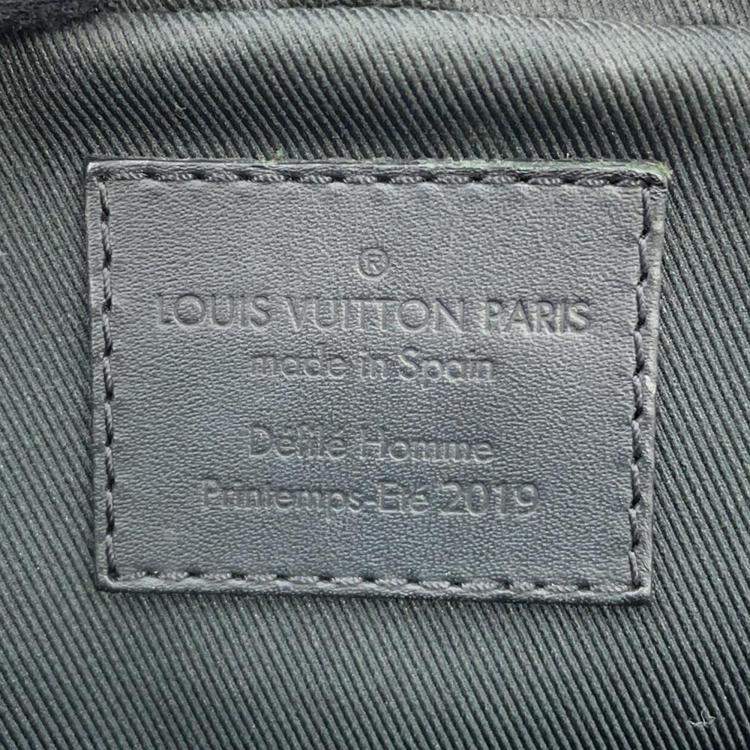 Pre Owned Louis Vuitton Noir Monogram / Solar Powered Ray Utility Side Bag 
