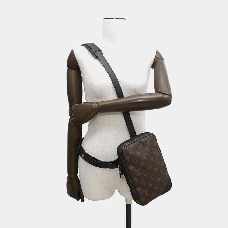 Pre Owned Louis Vuitton Black Monogram Solar Ray Canvas Utility Side Bag