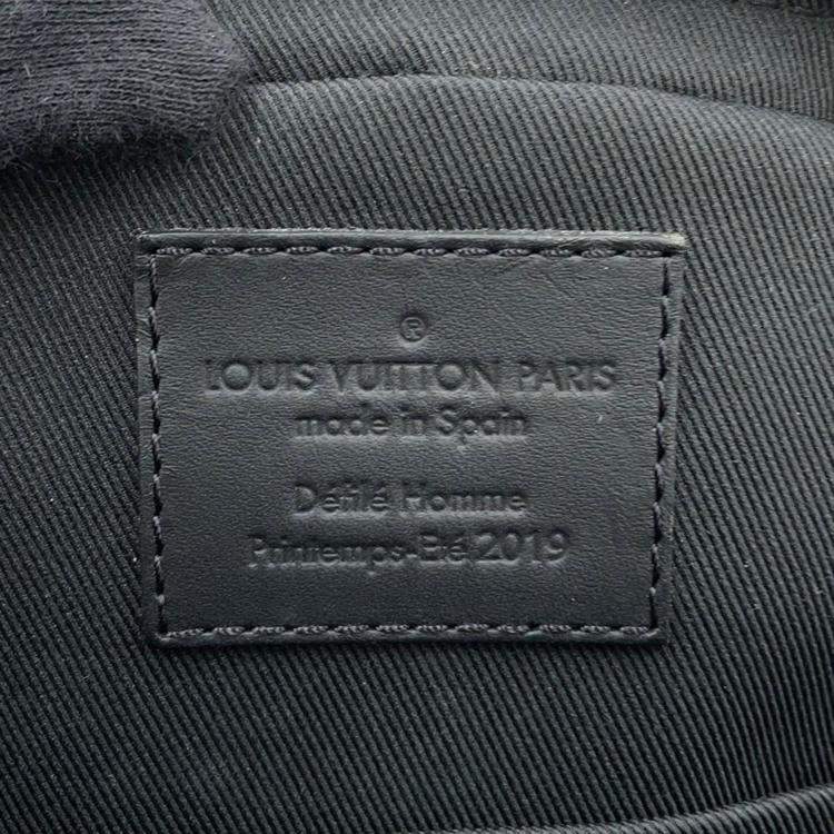 Pre Owned Louis Vuitton Black Monogram Solar Ray Canvas Utility Side Bag