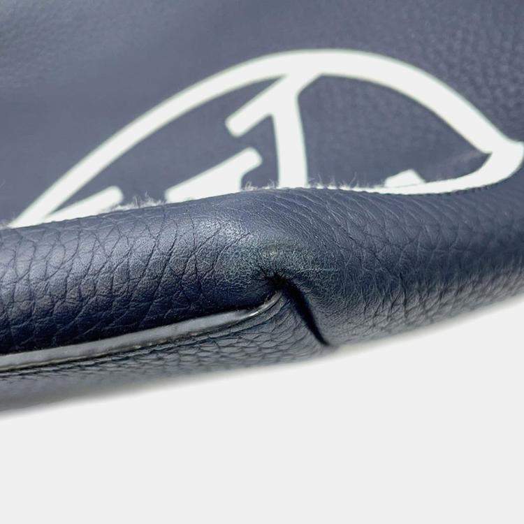 Pre Owned Louis Vuitton Indigo Blue Taurillon Leather Eastside Zipped Tote Bag
