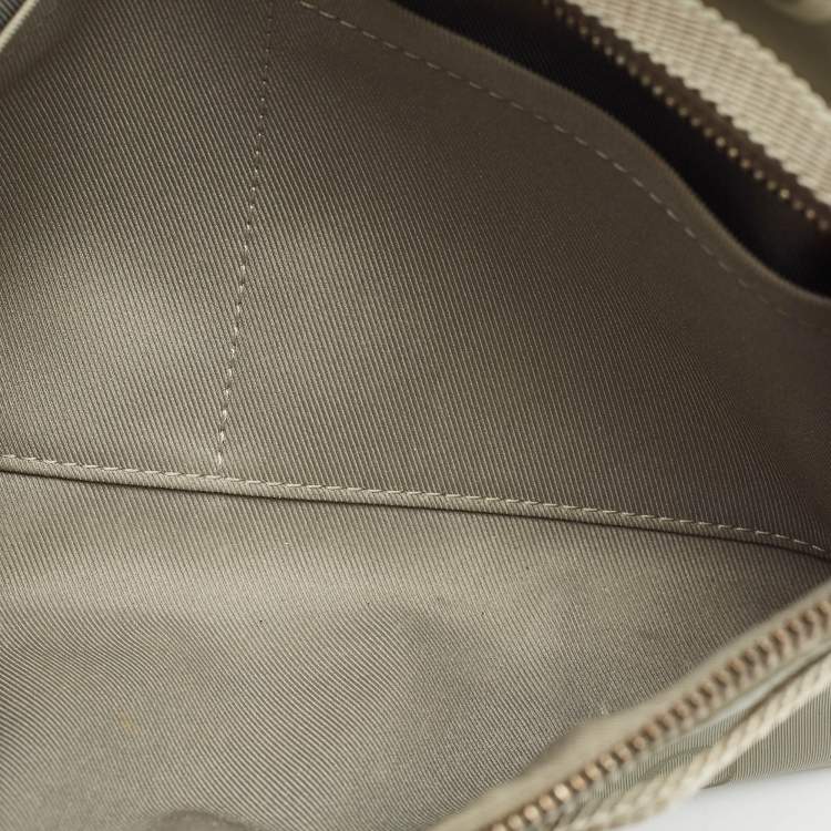 Pre Owned Louis Vuitton Grey Monogram Titanium Nylon Messenger Bag