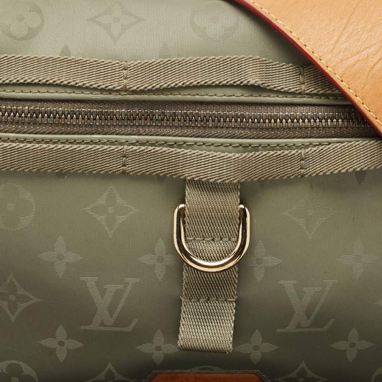 Pre Owned Louis Vuitton Grey Monogram Titanium Nylon Messenger Bag