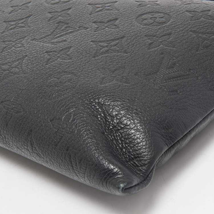 Pre Owned Louis Vuitton Monogram Shadow Leather To-Go Pochette
