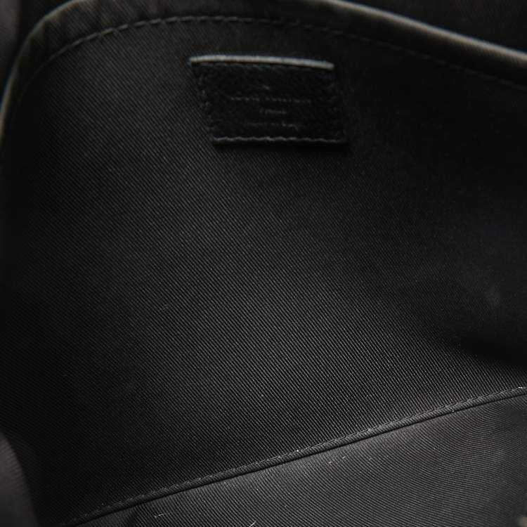 Pre Owned Louis Vuitton Monogram Shadow Leather To-Go Pochette