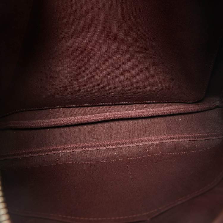 Pre Owned Louis Vuitton Monogram Macassar Canvas Porte Documents Voyage PM Bag