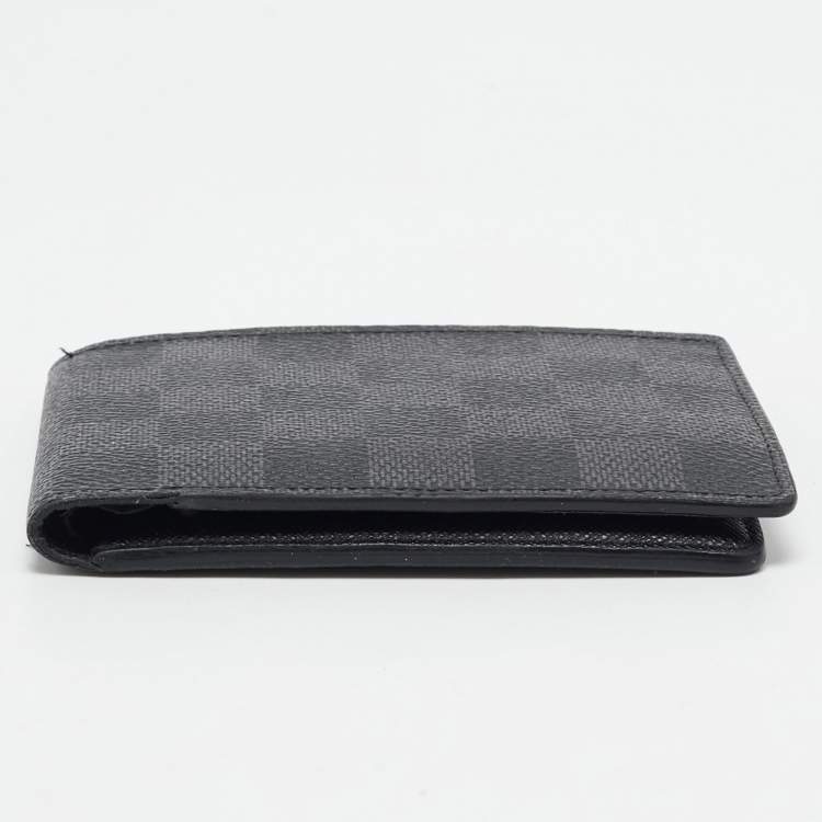 Pre Owned Louis Vuitton Damier Graphite Canvas Multiple Wallet