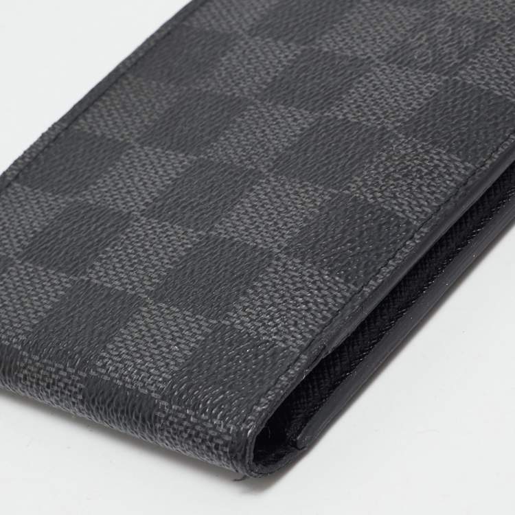 Pre Owned Louis Vuitton Damier Graphite Canvas Multiple Wallet