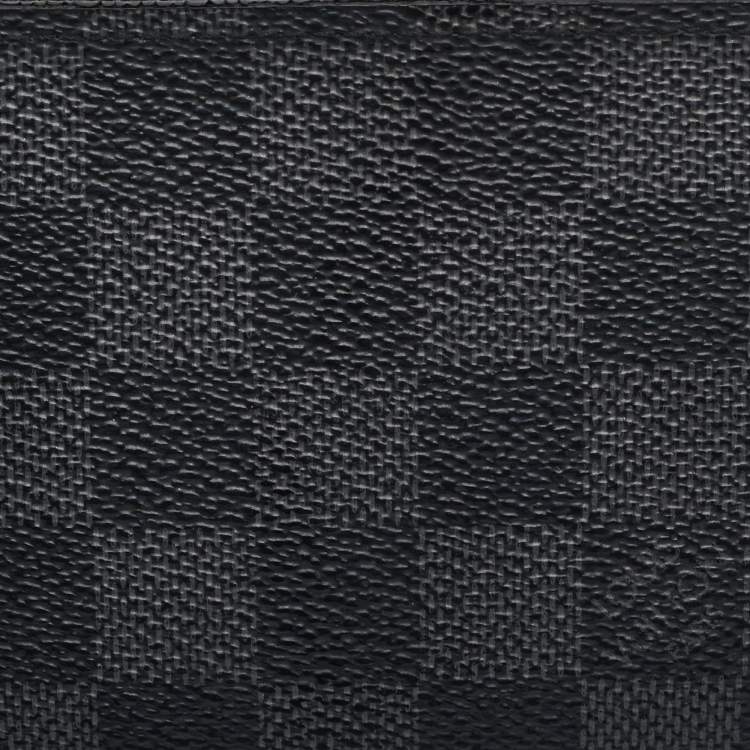 Pre Owned Louis Vuitton Damier Graphite Canvas Multiple Wallet
