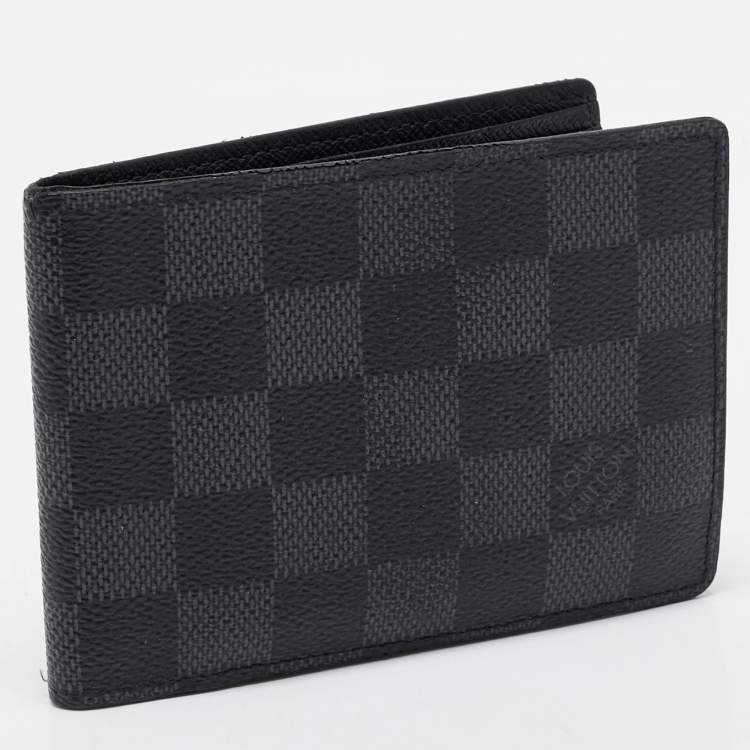 Pre Owned Louis Vuitton Damier Graphite Canvas Multiple Wallet