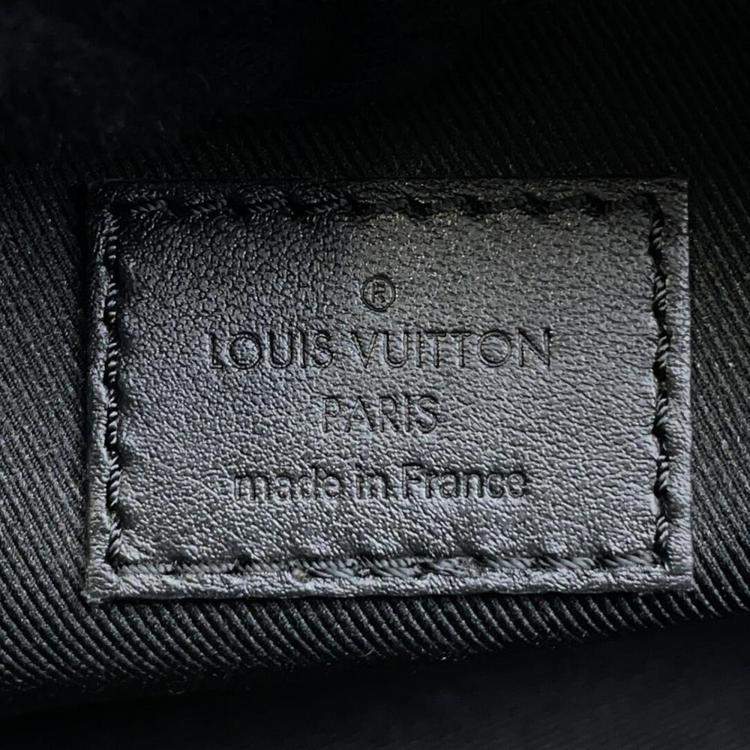 Pre Owned Louis Vuitton Spadlock Brown Monogram Macassar Canvas Messenger Bag