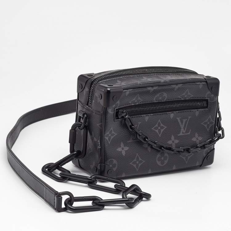 Pre Owned Louis Vuitton Monogram Eclipse Canvas Mini Soft Trunk Bag