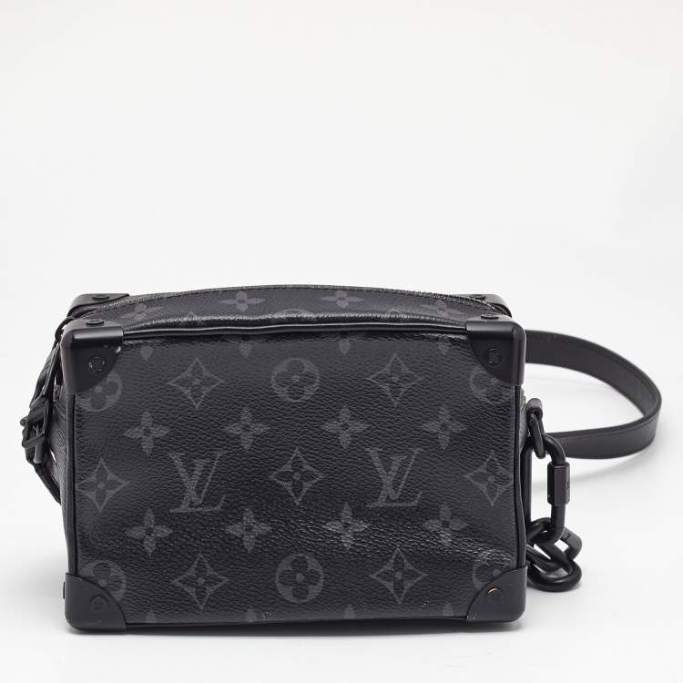 Pre Owned Louis Vuitton Monogram Eclipse Canvas Mini Soft Trunk Bag
