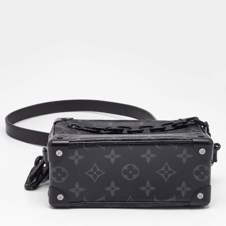 Pre Owned Louis Vuitton Monogram Eclipse Canvas Mini Soft Trunk Bag
