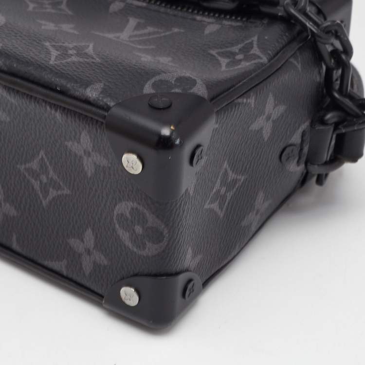 Pre Owned Louis Vuitton Monogram Eclipse Canvas Mini Soft Trunk Bag