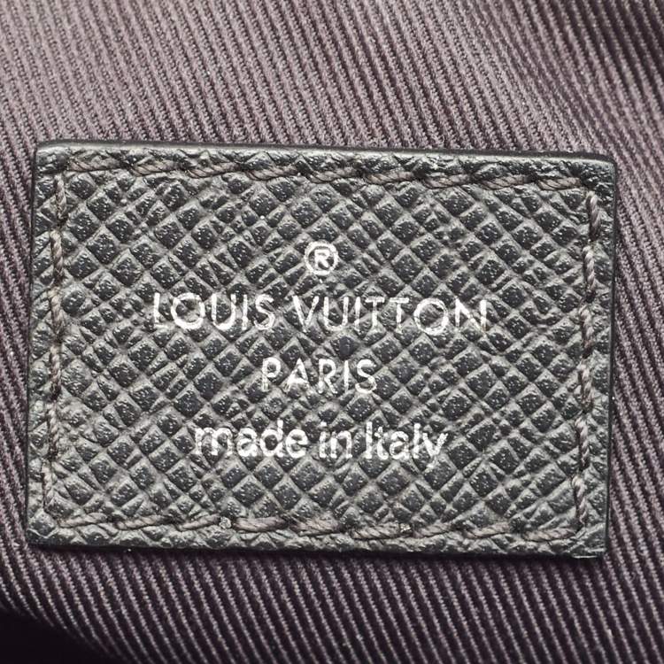 Pre Owned Louis Vuitton Black Monogram Taigarama Outdoor BumBag