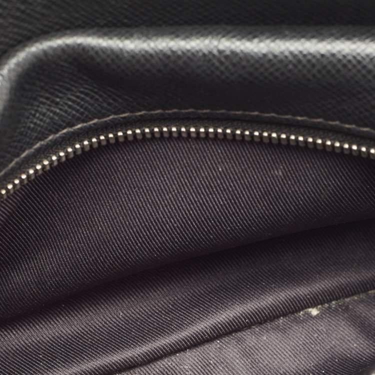 Pre Owned Louis Vuitton Black Monogram Taigarama Outdoor BumBag