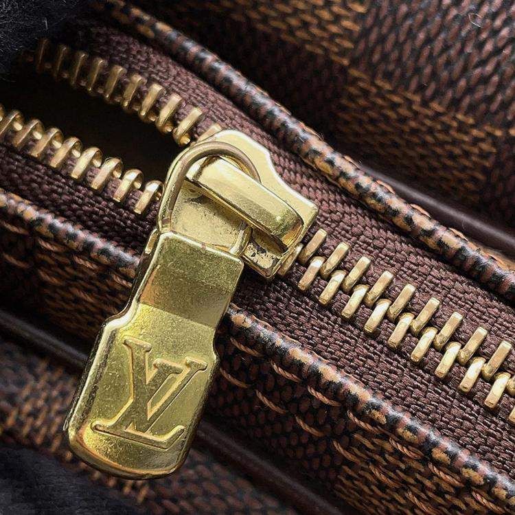 Pre Owned Louis Vuitton Reporter PM Brown Damier Ebene Canvas Shoulder Bag