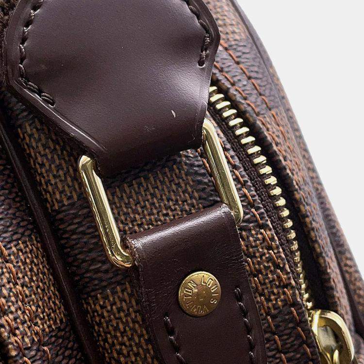 Pre Owned Louis Vuitton Reporter PM Brown Damier Ebene Canvas Shoulder Bag