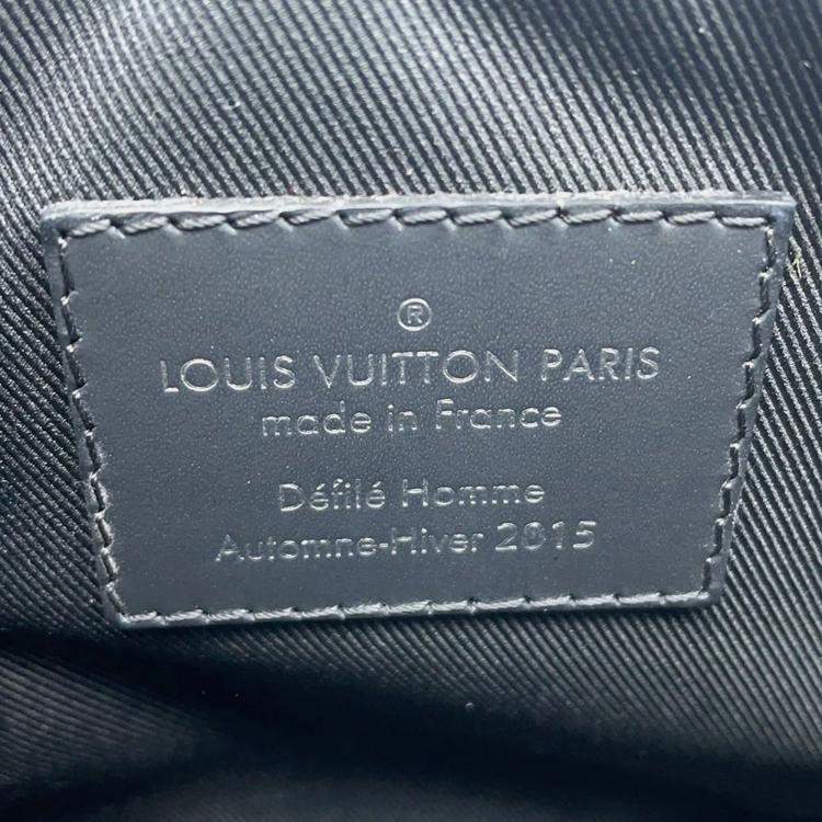 Pre Owned Louis Vuitton Pochette Volga Christopher Nemeth Noir Damier Graphite Crossbody Bag