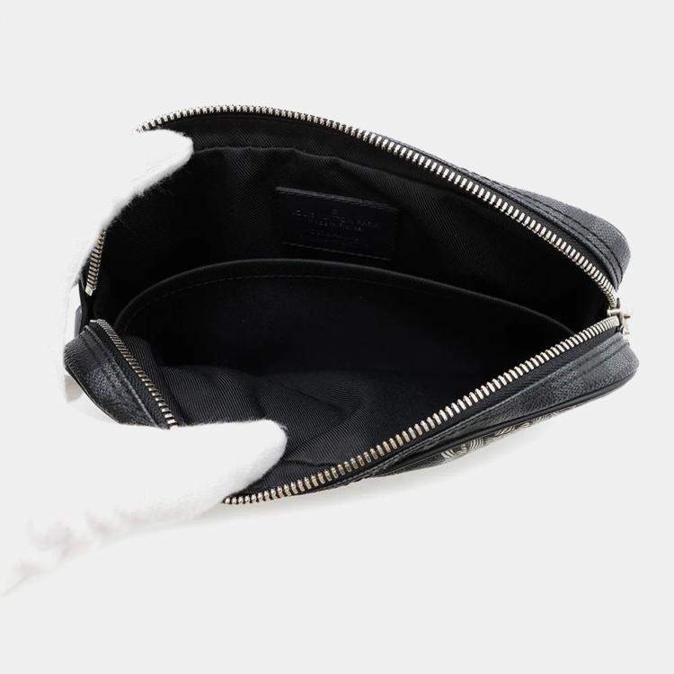 Pre Owned Louis Vuitton Pochette Volga Christopher Nemeth Noir Damier Graphite Crossbody Bag
