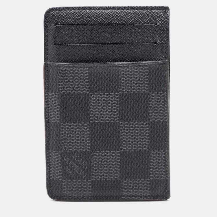 Pre Owned Louis Vuitton Damier Graphite Canvas Neo Porte Cartes Card Holder