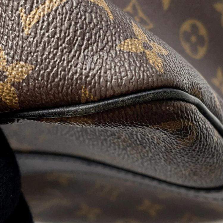 Pre Owned Louis Vuitton Keepall Bandoulière 45 Brown Monogram Macassar Canvas Bag
