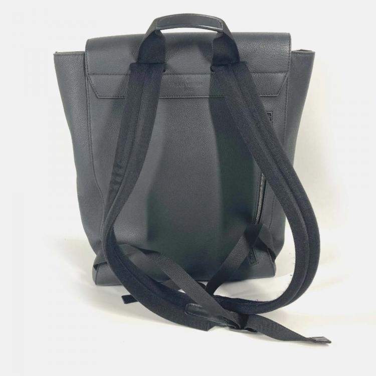 Pre Owned Louis Vuitton Aerogram Fast Line Backpack Handbag Bag Taurillon Leather Noir Black