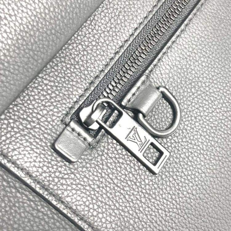 Pre Owned Louis Vuitton Aerogram Fast Line Backpack Handbag Bag Taurillon Leather Noir Black