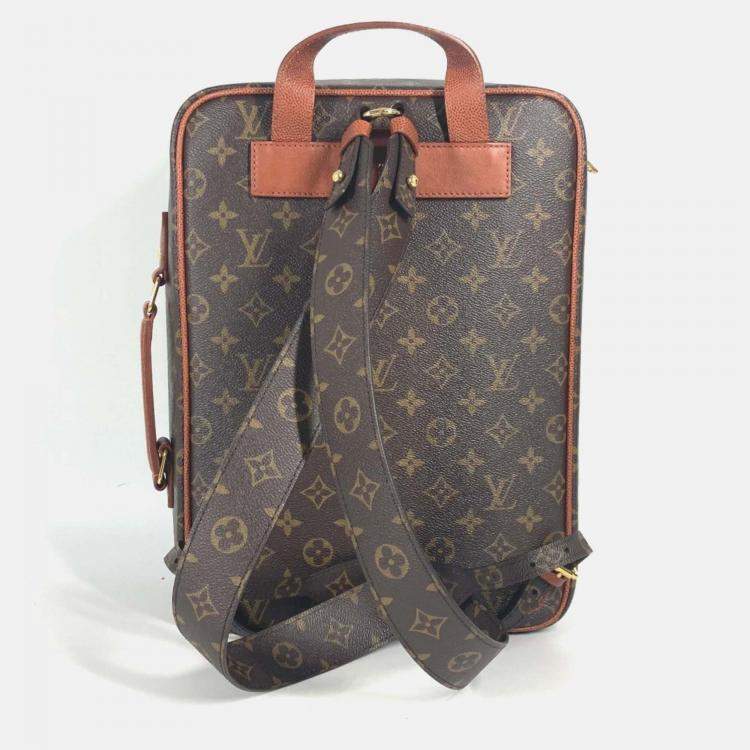 Pre Owned Louis Vuitton x NBA Legacy Shoes Monogram Canvas Box Backpack