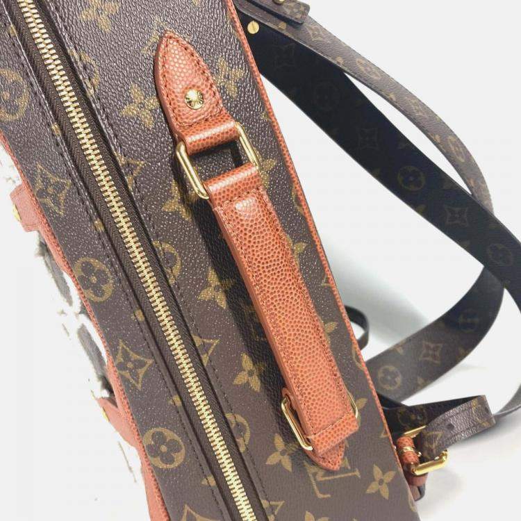 Pre Owned Louis Vuitton x NBA Legacy Shoes Monogram Canvas Box Backpack