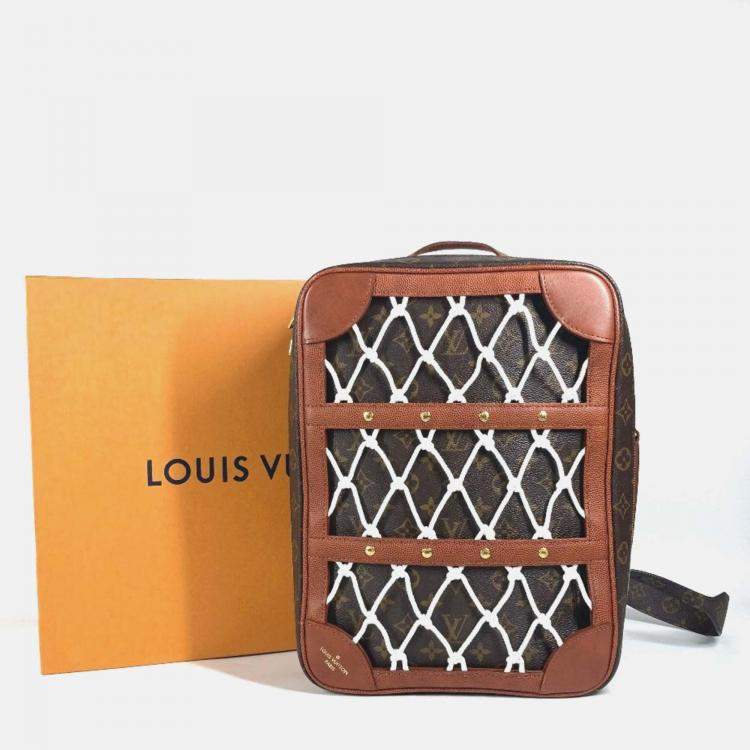 Pre Owned Louis Vuitton x NBA Legacy Shoes Monogram Canvas Box Backpack