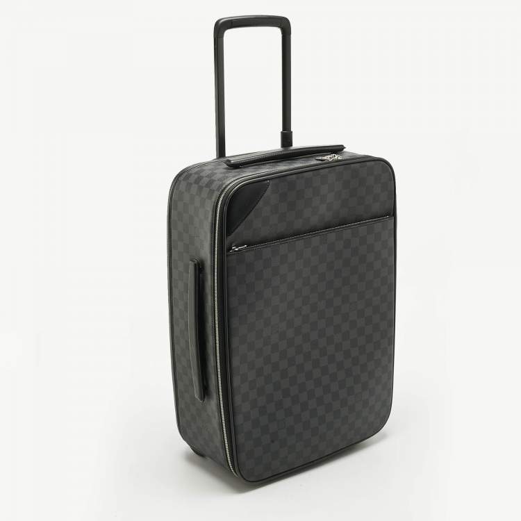 Pre Owned Louis Vuitton Damier Graphite Canvas Pegase 55 Luggage