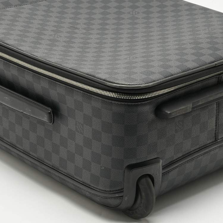 Pre Owned Louis Vuitton Damier Graphite Canvas Pegase 55 Luggage