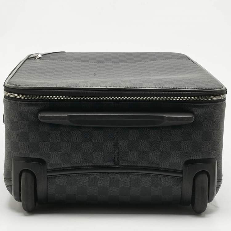 Pre Owned Louis Vuitton Damier Graphite Canvas Pegase 55 Luggage