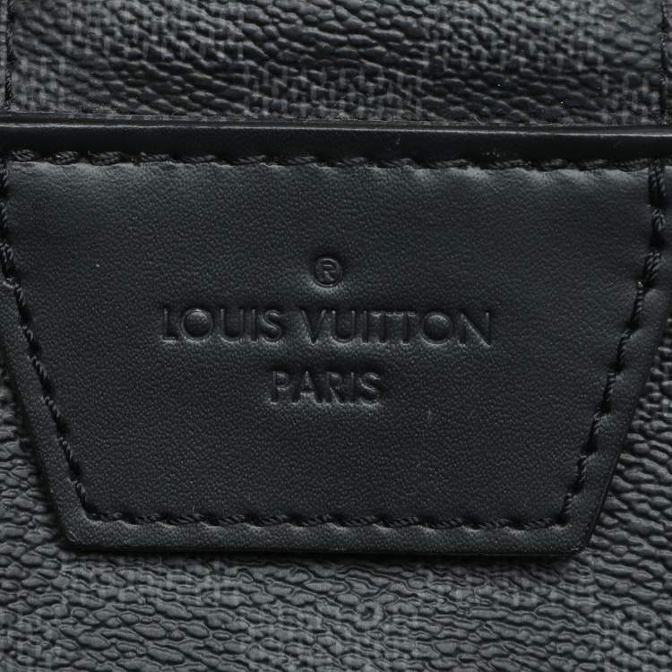 Pre Owned Louis Vuitton Damier Graphite Canvas Dopp Toiletry Pouch