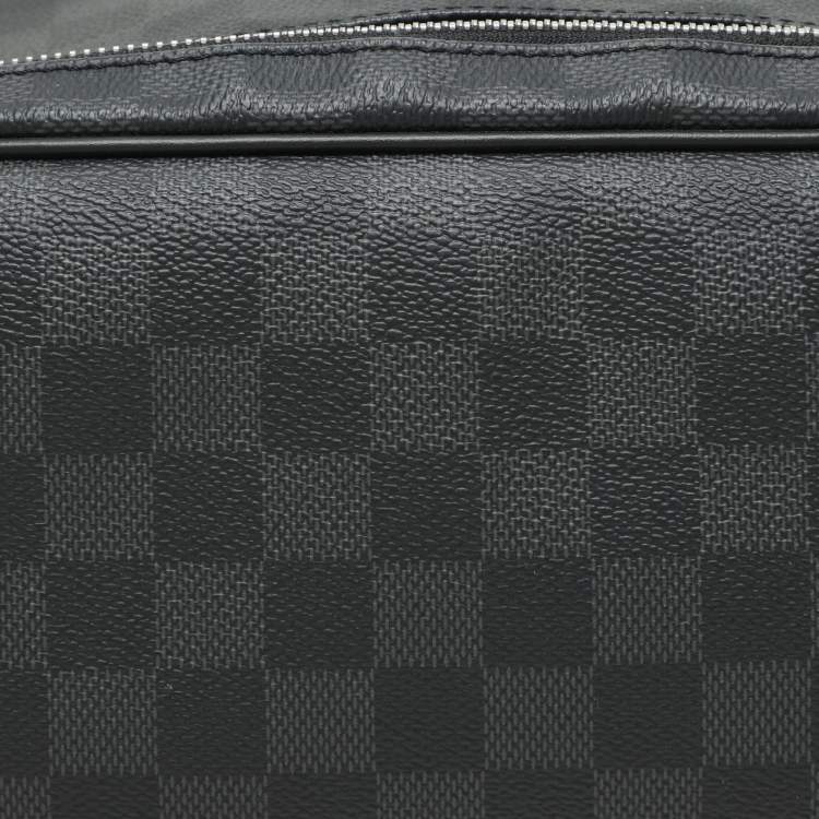 Pre Owned Louis Vuitton Damier Graphite Canvas Dopp Toiletry Pouch