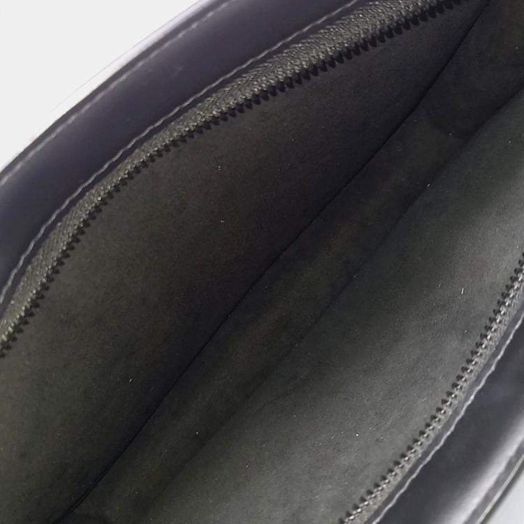 Pre Owned Louis Vuitton Black Leather Eclipse Trunk Pouch