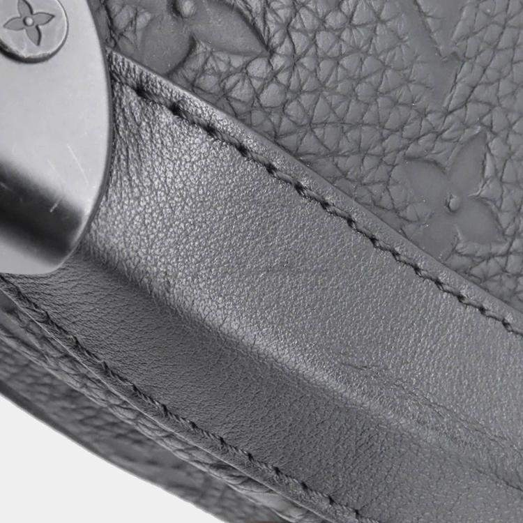 Pre Owned Louis Vuitton Soft Trunk Monogram Noir Taurillon Leather Crossbody Bag