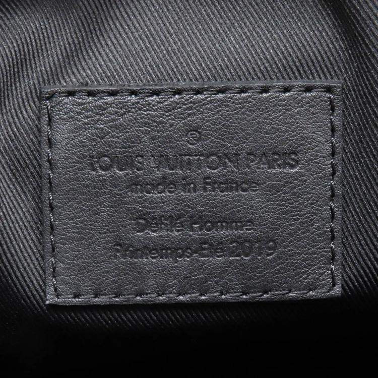 Pre Owned Louis Vuitton Soft Trunk Monogram Noir Taurillon Leather Crossbody Bag