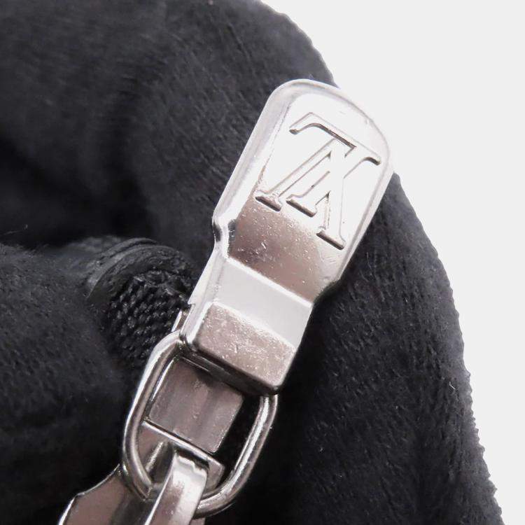 Pre Owned Louis Vuitton Trio Messenger Animal Noir Damier Graphite Crossbody Bag