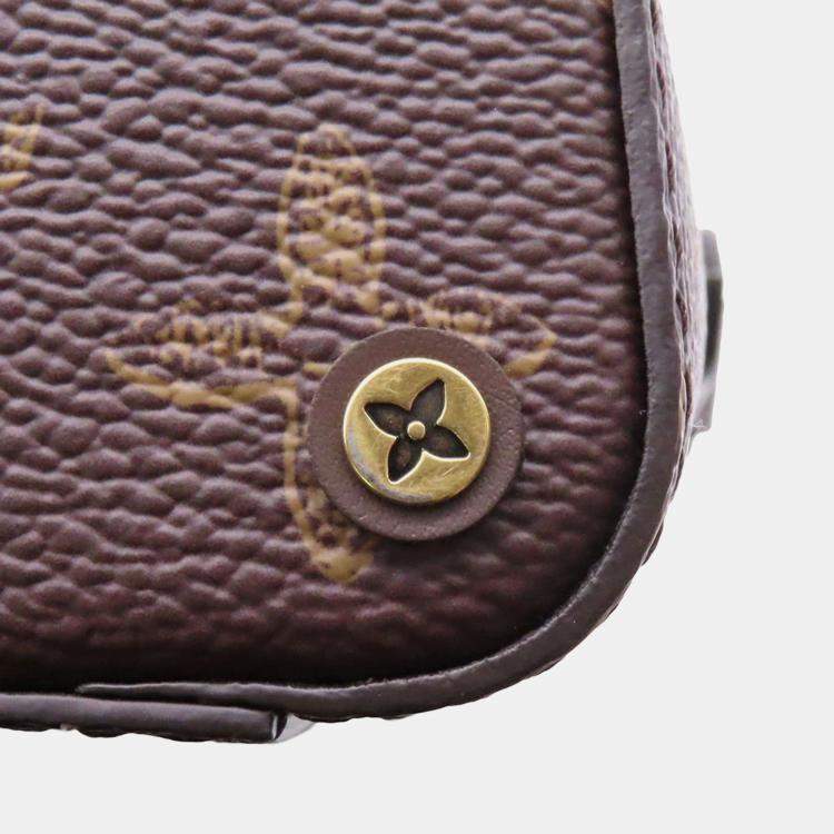 Pre Owned Louis Vuitton Vertical Box Trunk Greenm59664 Monogram