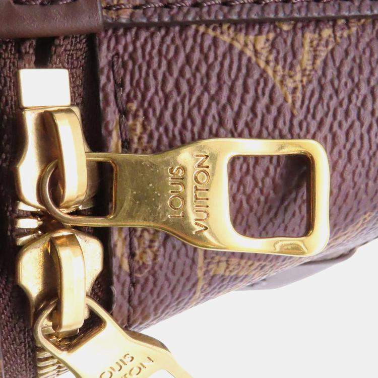 Pre Owned Louis Vuitton Vertical Box Trunk Greenm59664 Monogram