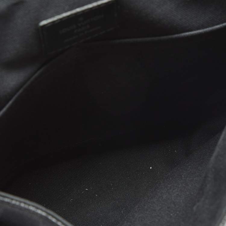 Pre Owned Louis Vuitton Damier Graphite Canvas District PM Bag