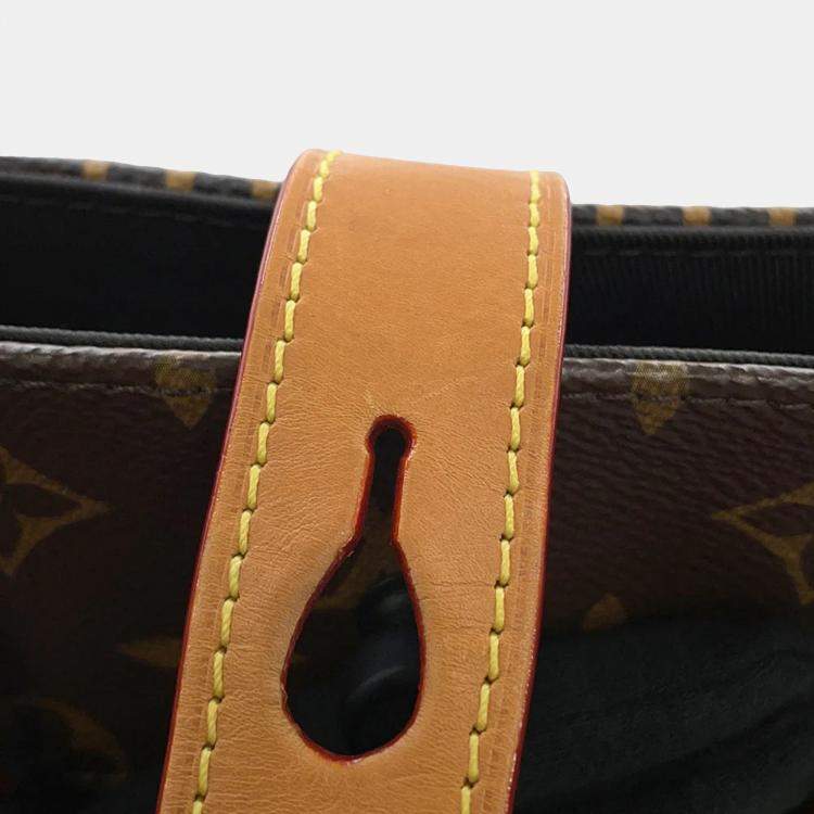 Pre Owned Louis Vuitton Mini Tote Noir Damier Ebene Canvas Giant Monogram Handbag