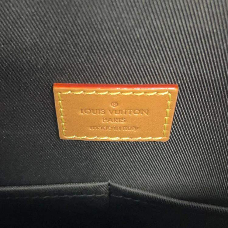 Pre Owned Louis Vuitton Mini Tote Noir Damier Ebene Canvas Giant Monogram Handbag