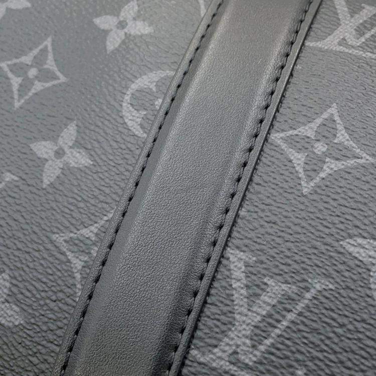 Pre Owned Louis Vuitton City Keepall Noir Monogram Eclipse Reverse Canvas Shoulder Bag